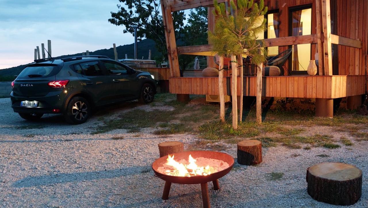 Panorama Glamping Vipavska Dolina Lägenhet Dobravlje Exteriör bild